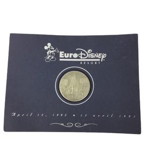 Disney Coin Medallion Euro Resort Grand Opening Pin